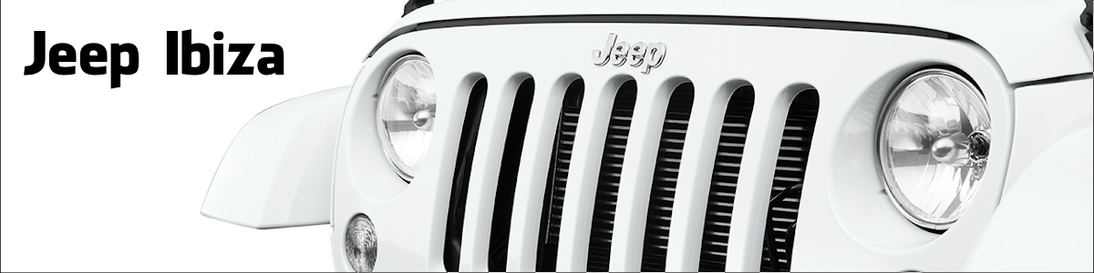 Jeep of een ander merk 4x4 huren op Ibiza